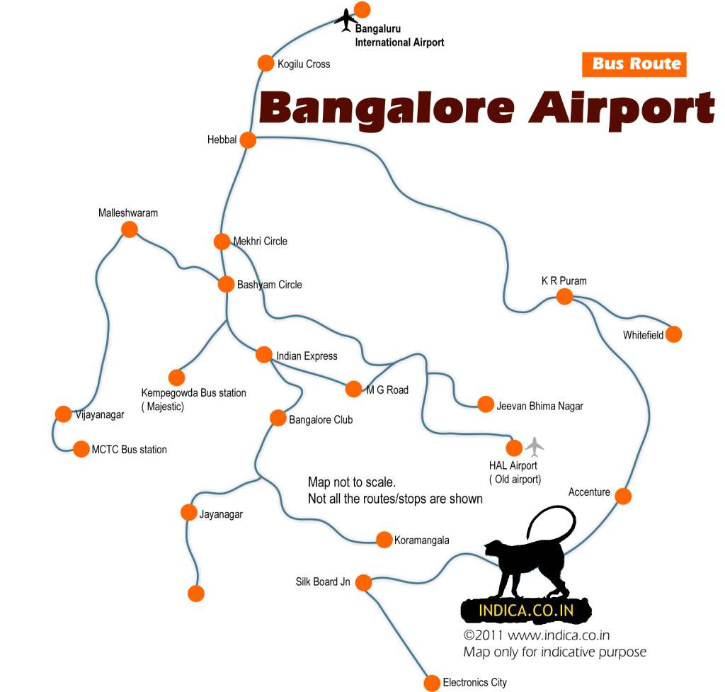 bengaluru international airport map