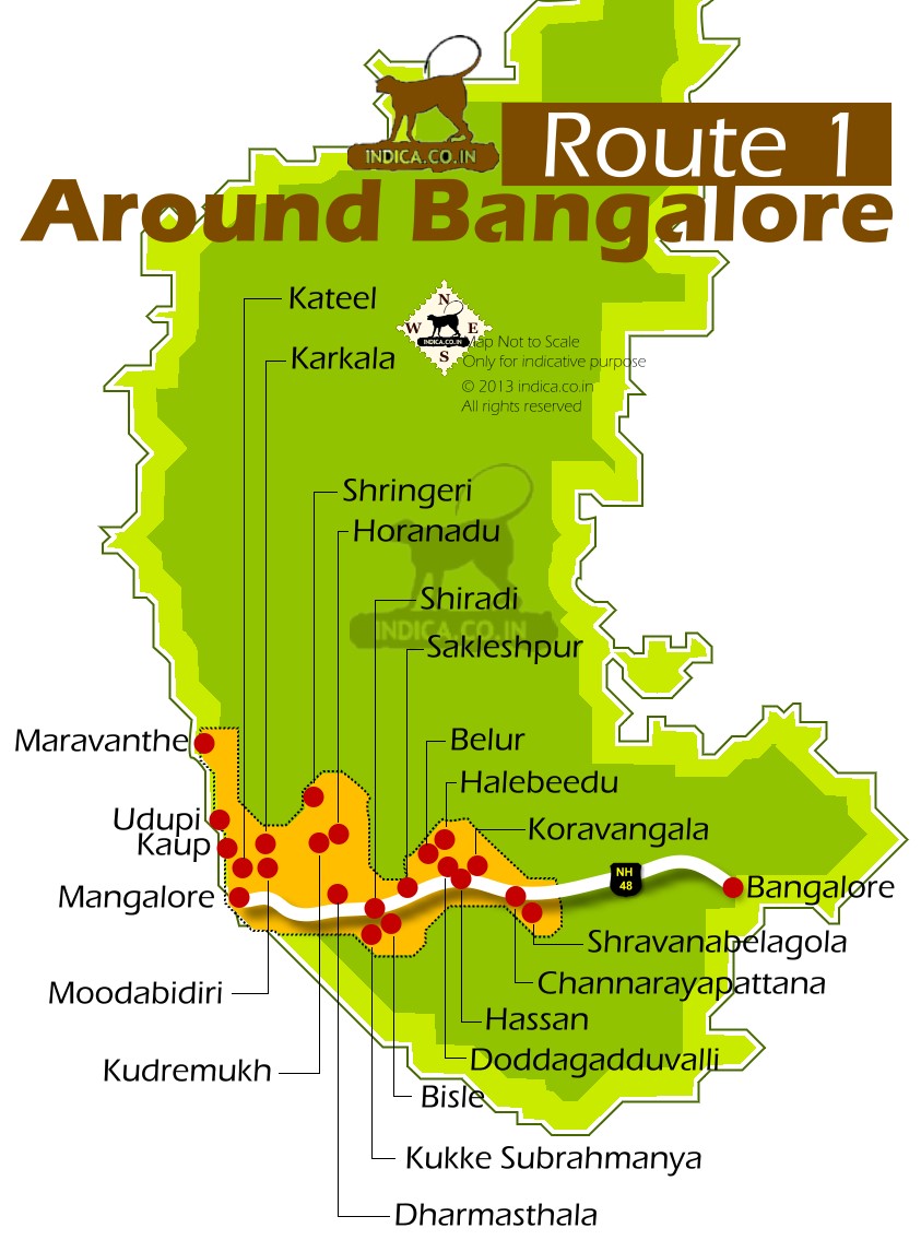 Places Near Bangalore : Towards Mangalore